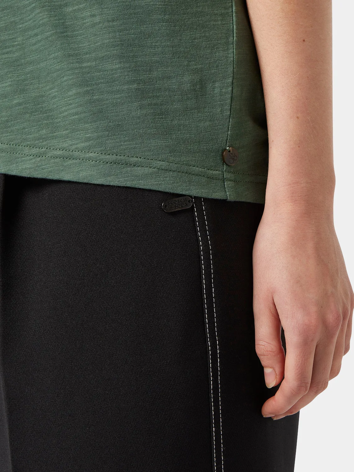 Relaxed fit slub t-shirt sold by Scotch and Soda product image thumbnail 5