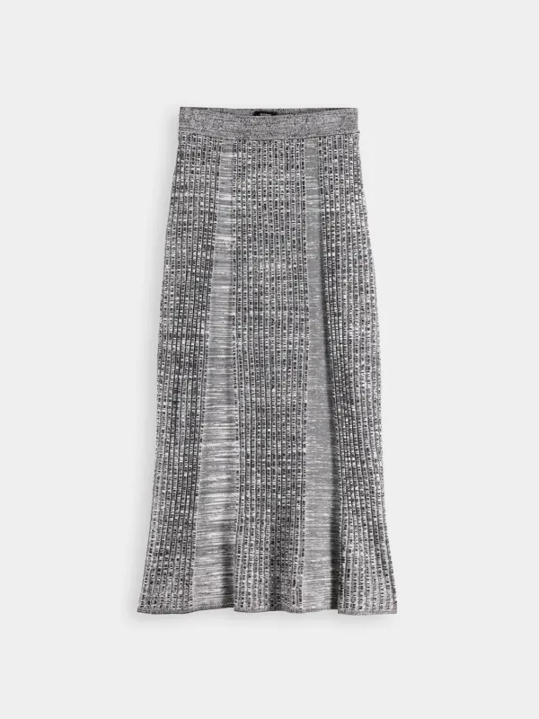 Maxi ribbed knitted skirt sold by Scotch and Soda