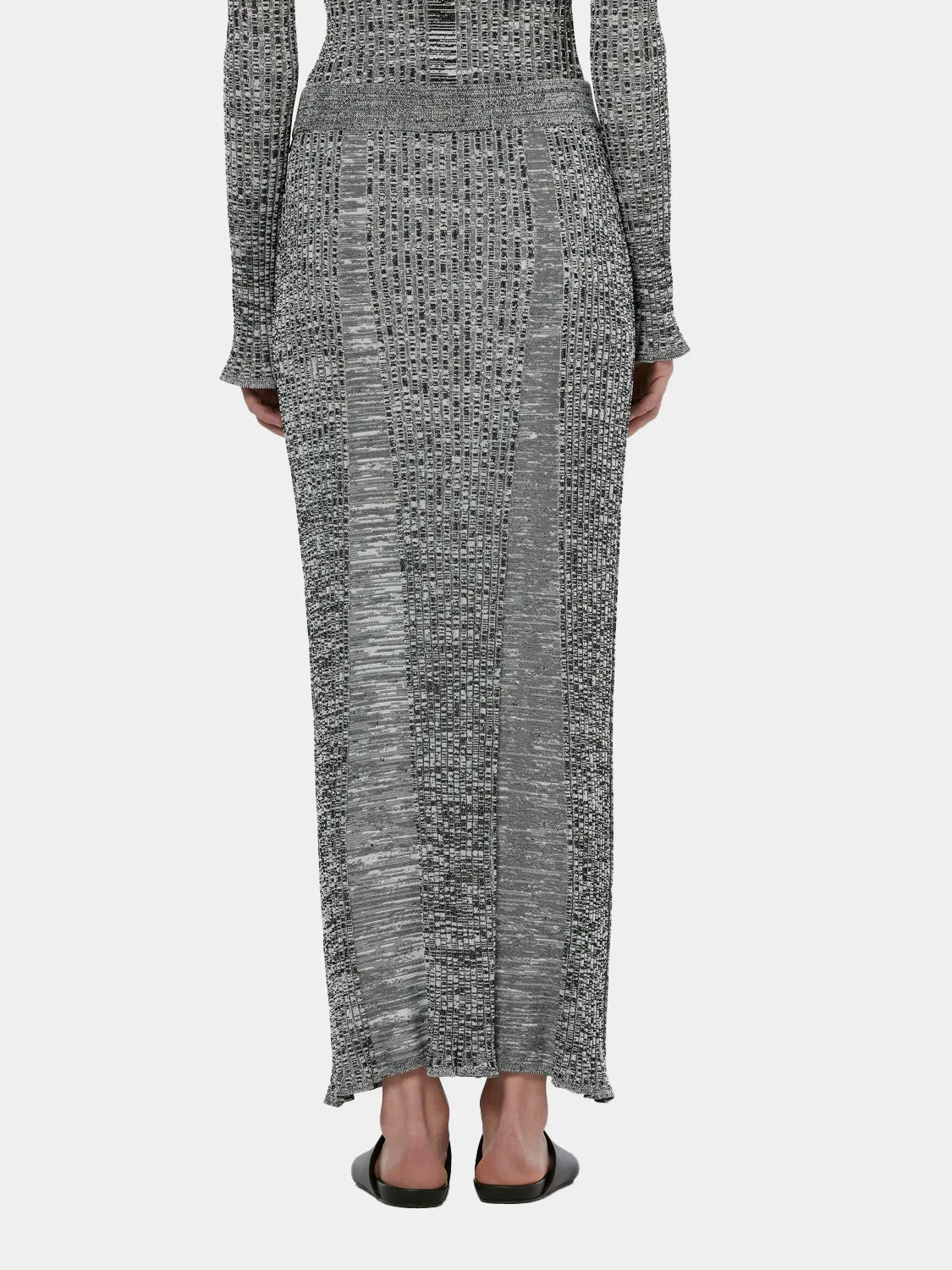 Maxi ribbed knitted skirt sold by Scotch and Soda product image thumbnail 4