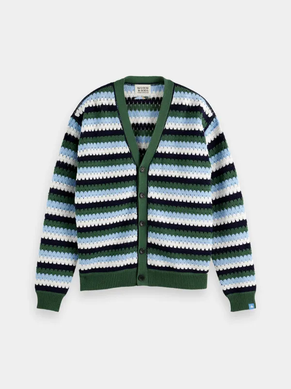Crochet cardigan made by Scotch & Soda