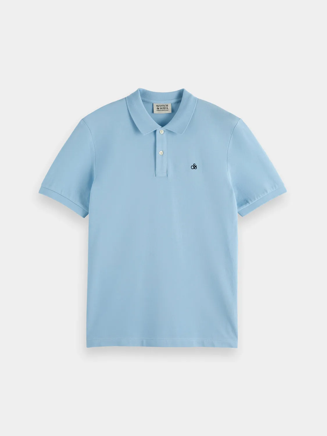 Logo pique polo sold by Scotch and Soda
