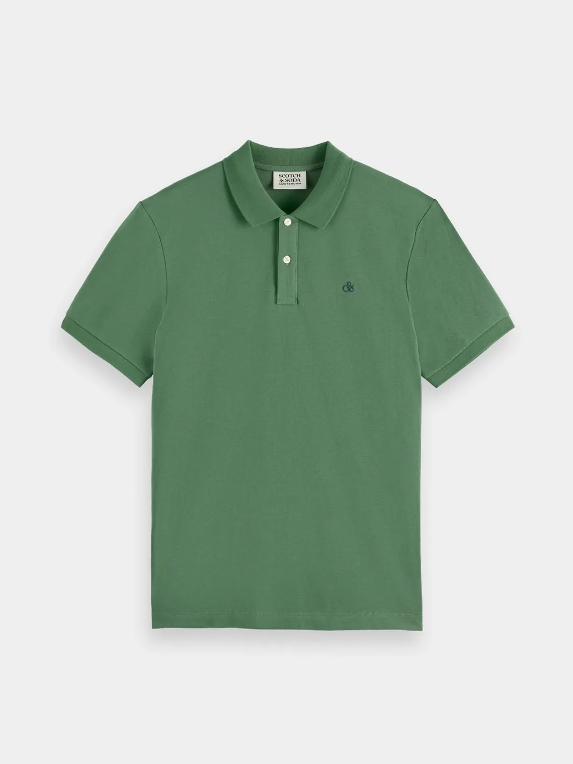 Logo pique polo sold by Scotch & Soda