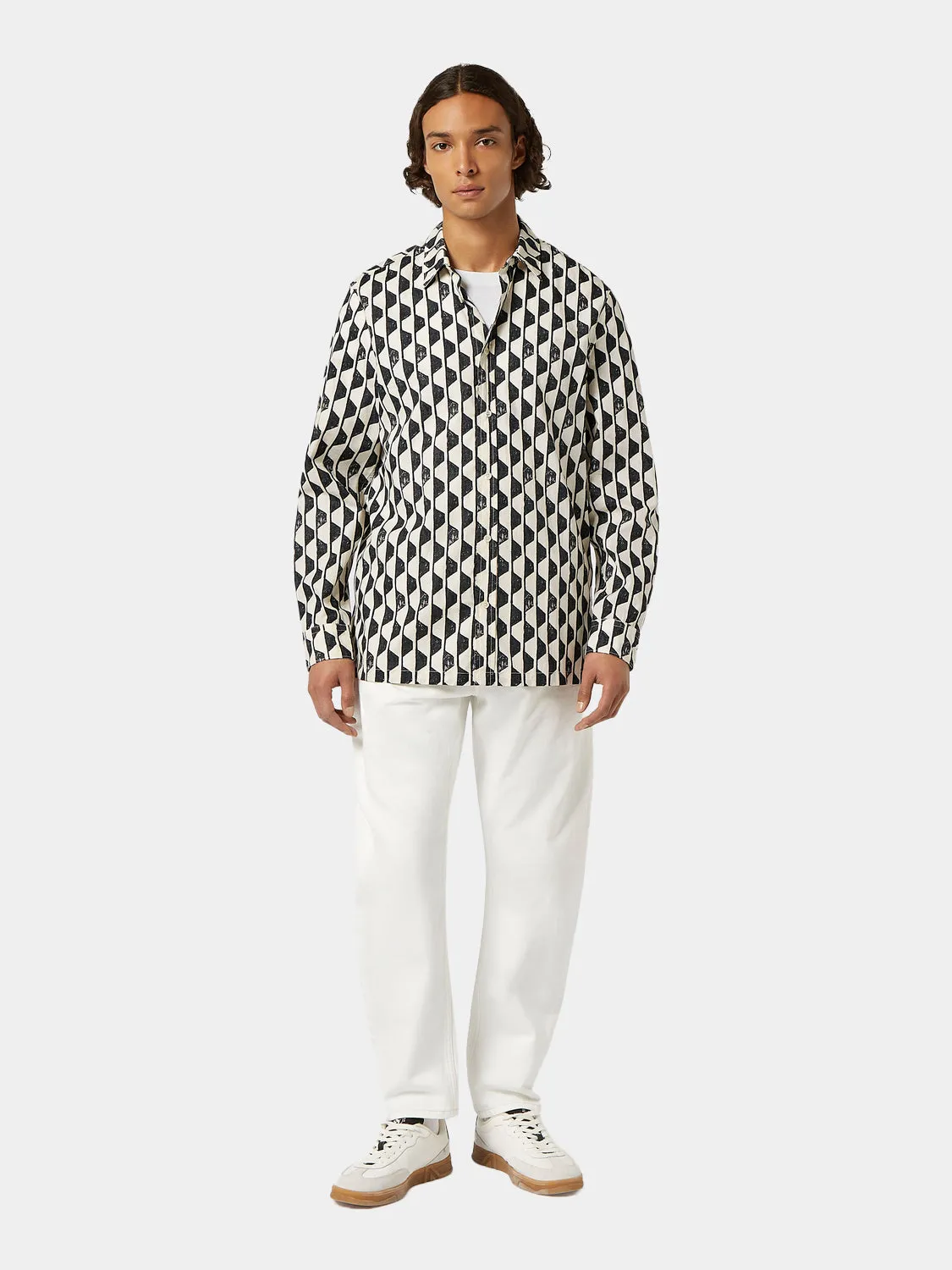 Geo-print shirt sold by Scotch & Soda product image thumbnail 4