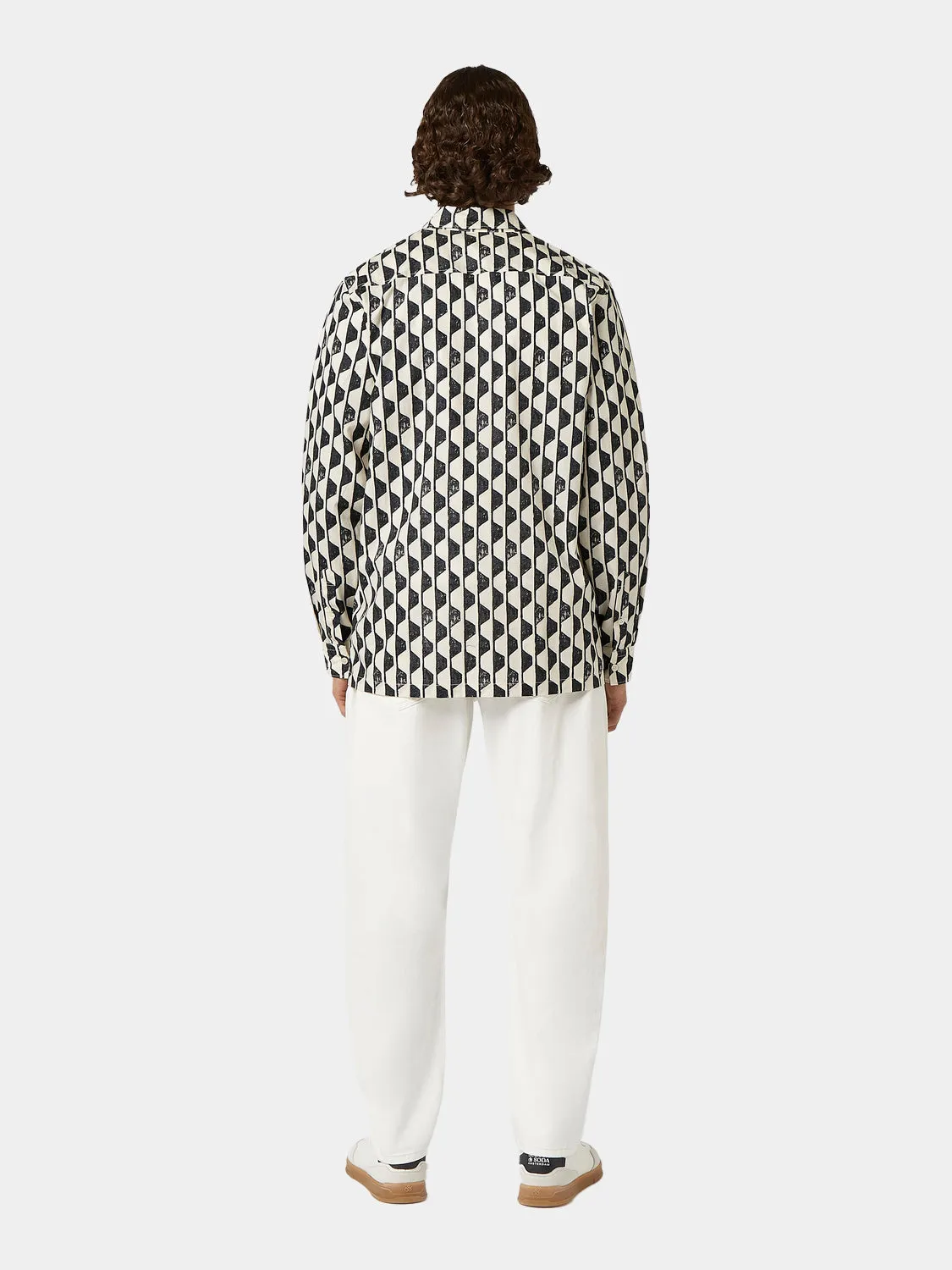 Geo-print shirt sold by Scotch & Soda product image thumbnail 3