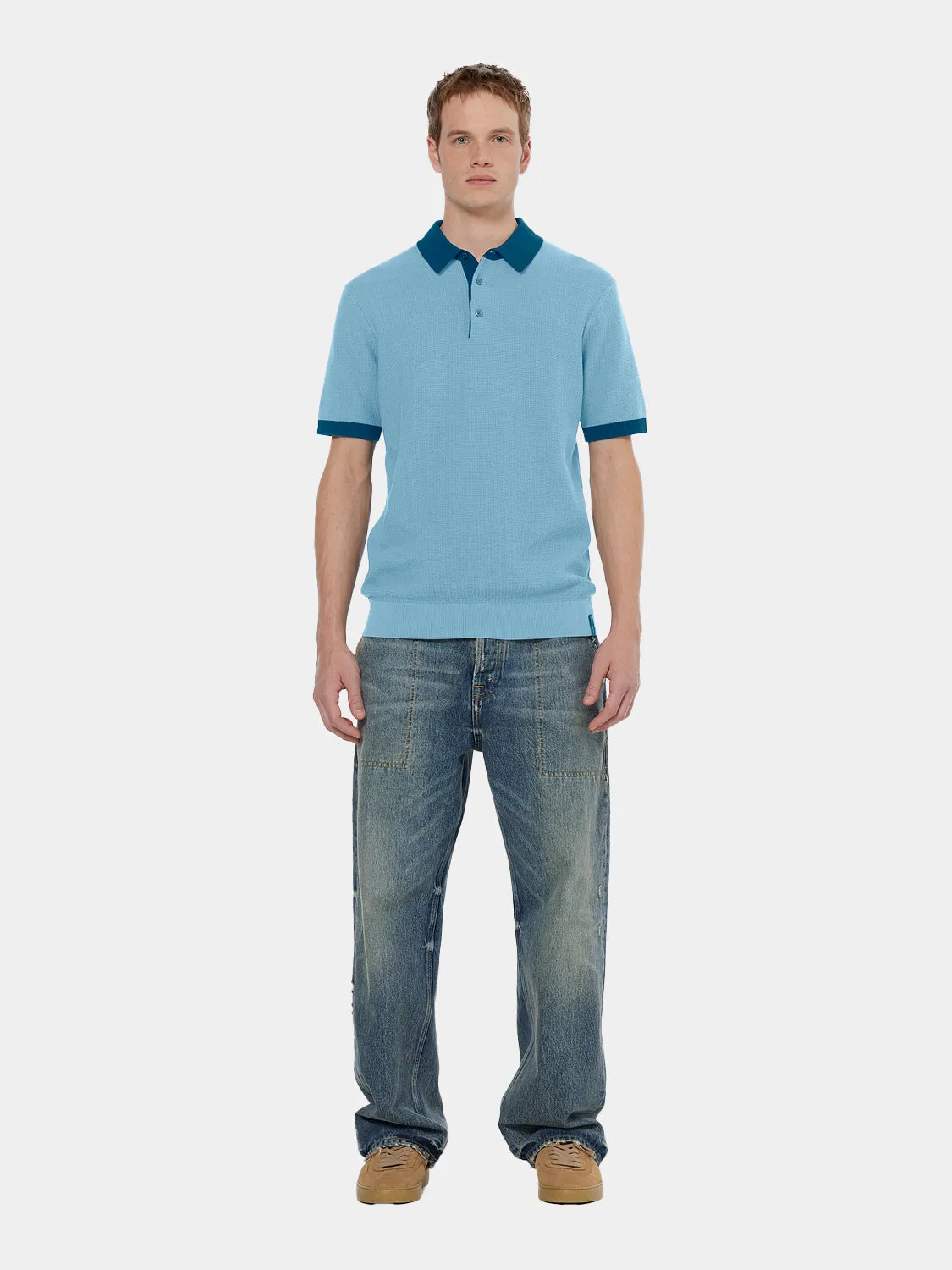 Knitted polo sold by Scotch and Soda product image thumbnail 4