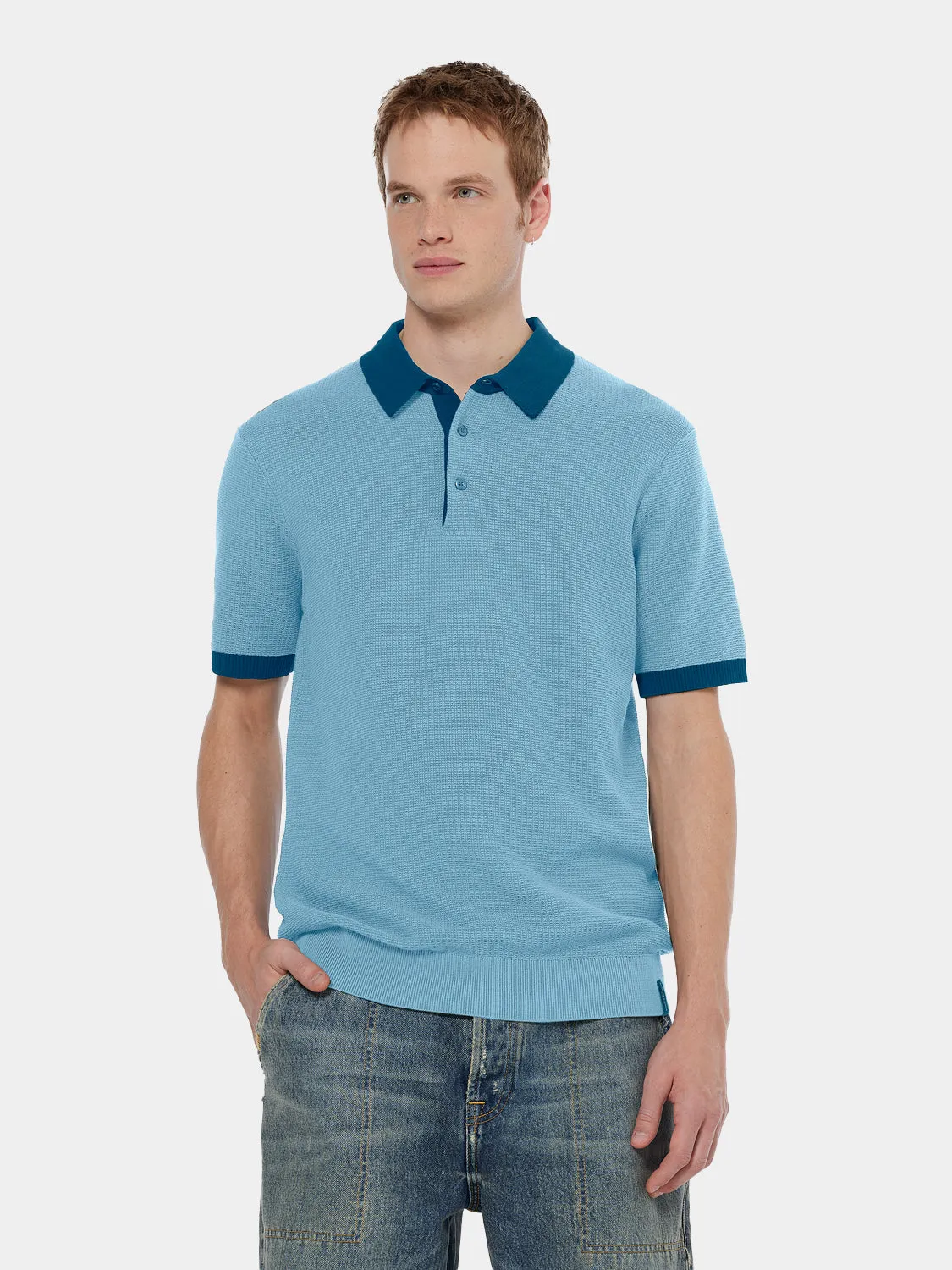 Knitted polo sold by Scotch and Soda product image thumbnail 2