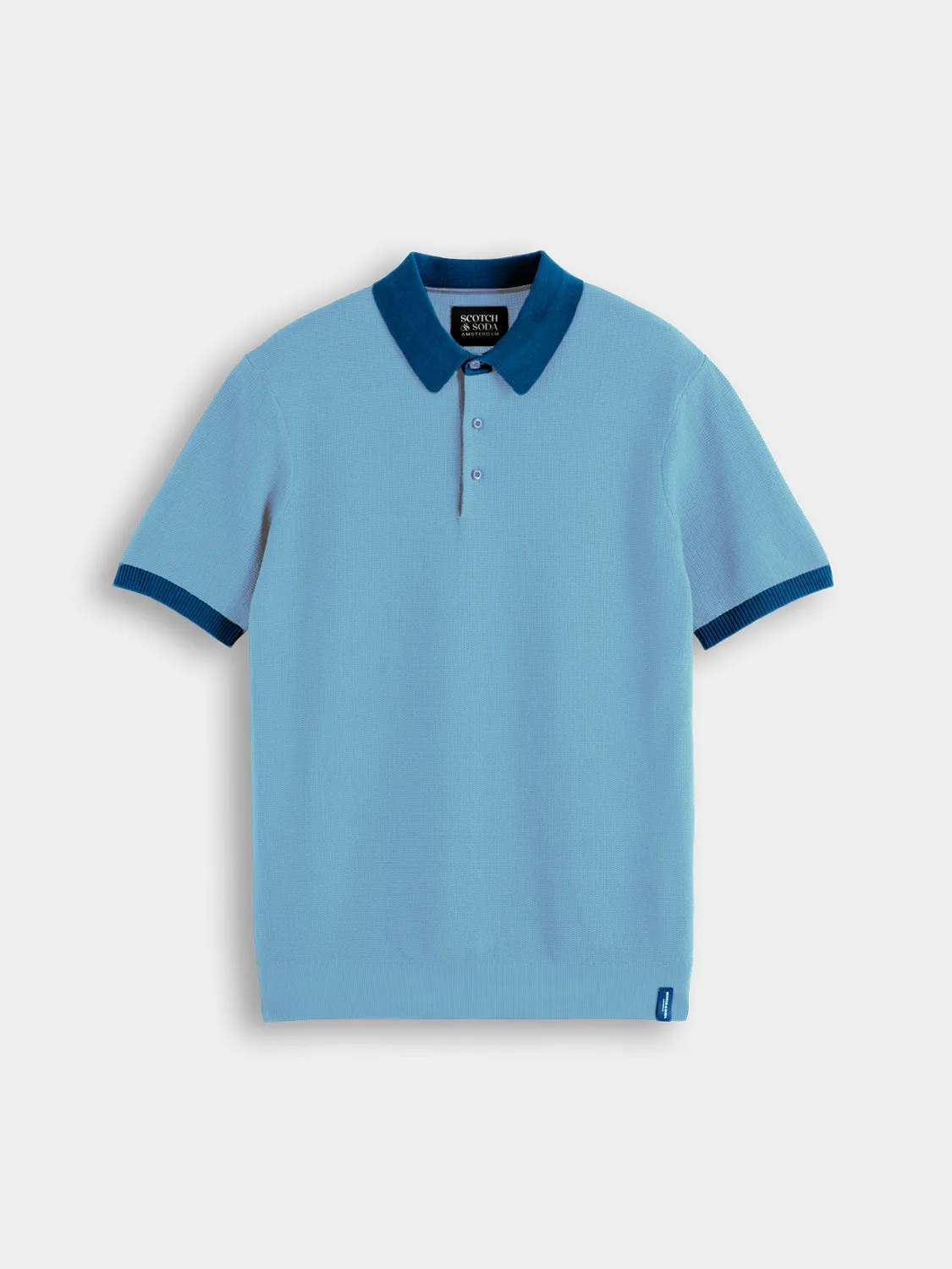 Knitted polo sold by Scotch and Soda