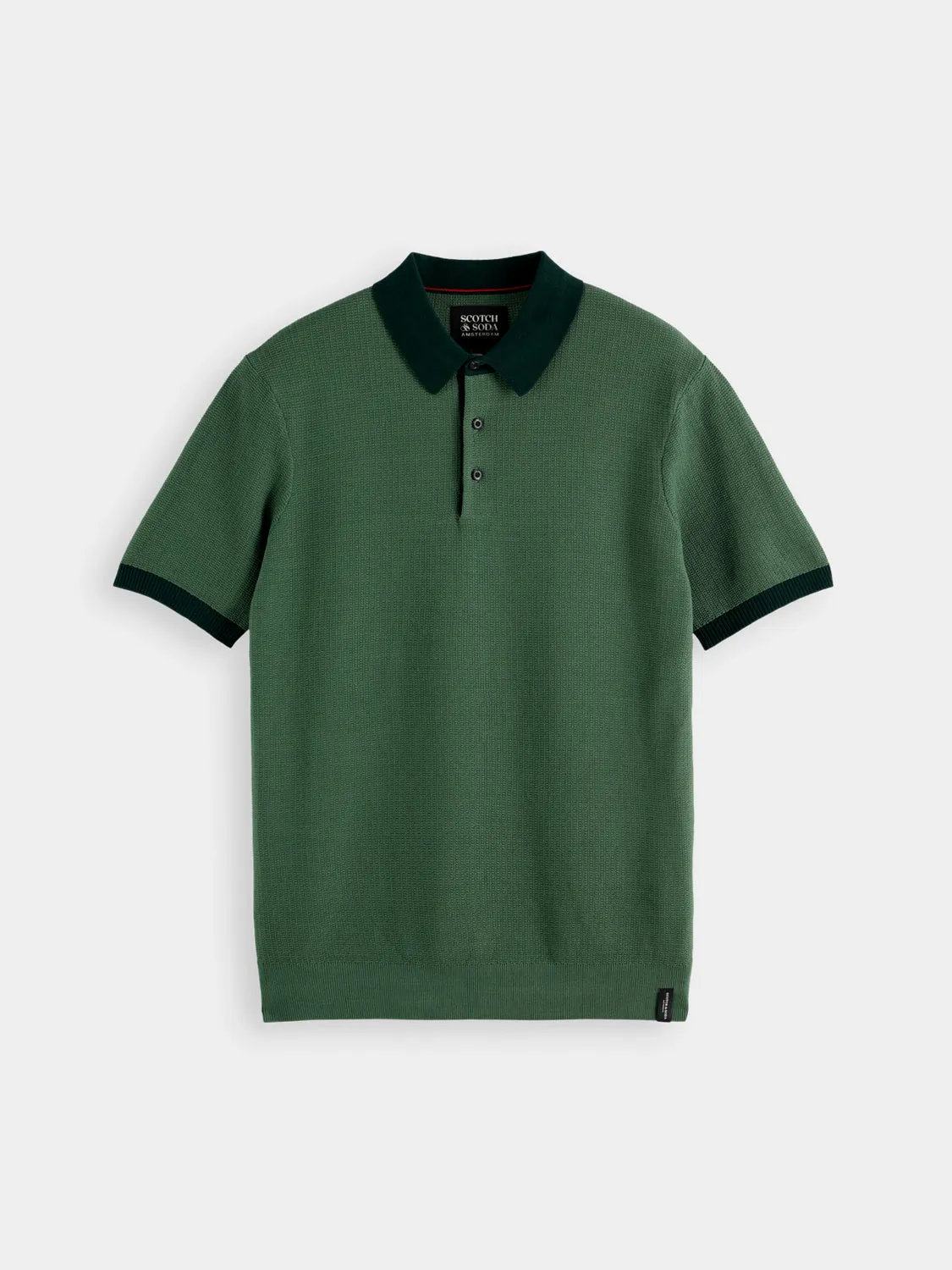 Knitted polo sold by Scotch and Soda