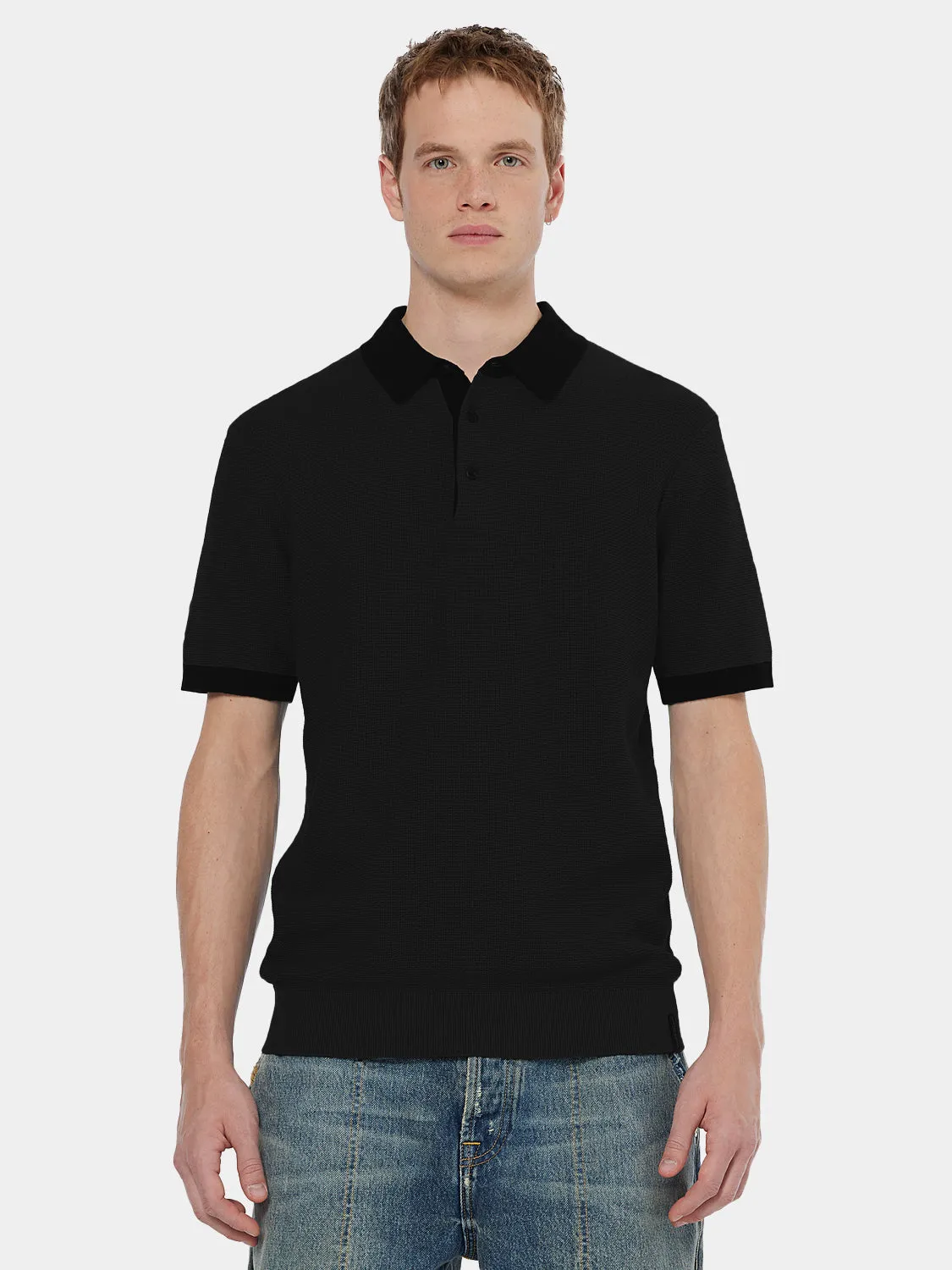 Knitted polo sold by Scotch and Soda product image thumbnail 2