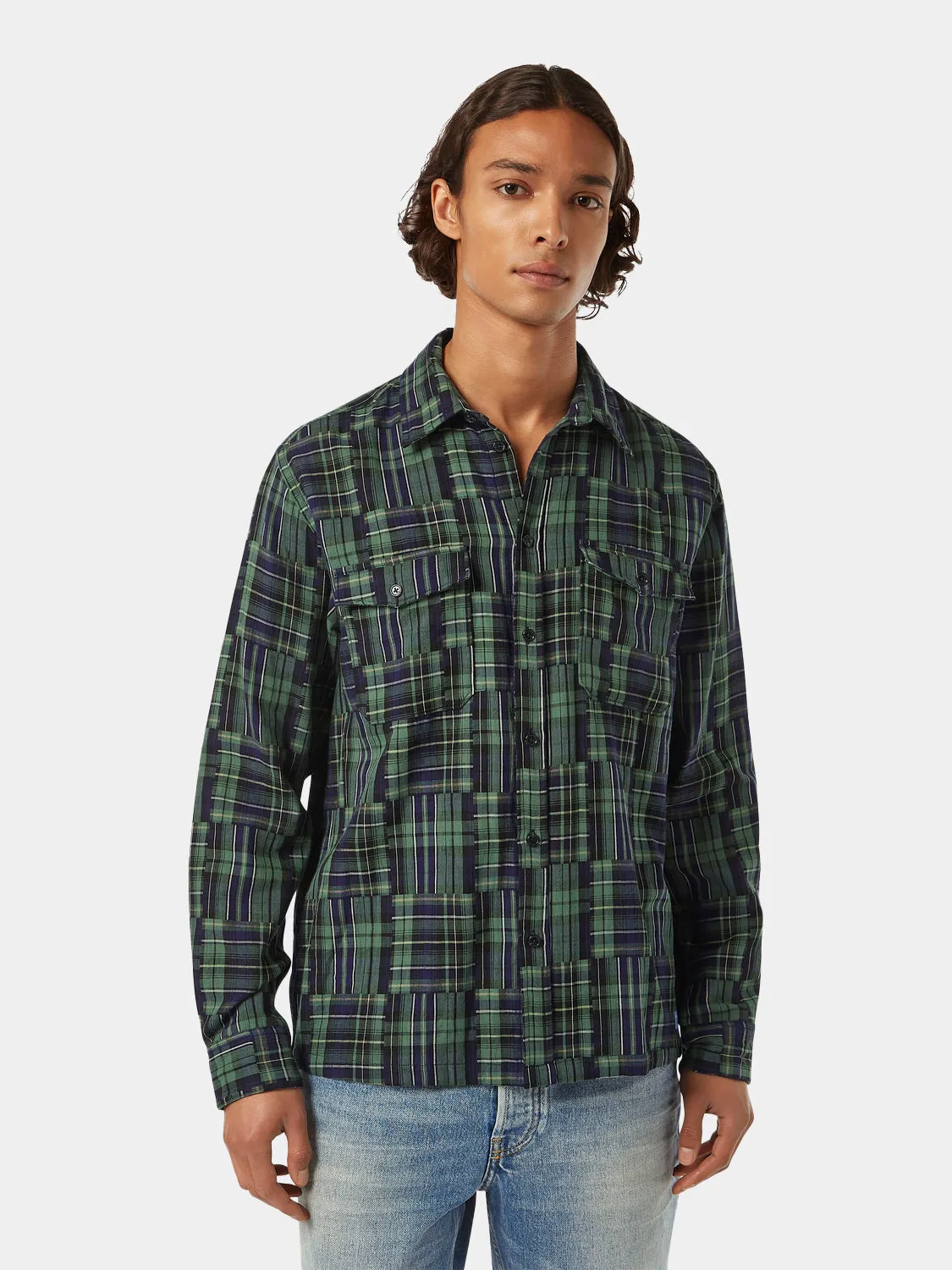 Patchwork shirt sold by Scotch and Soda product image thumbnail 2