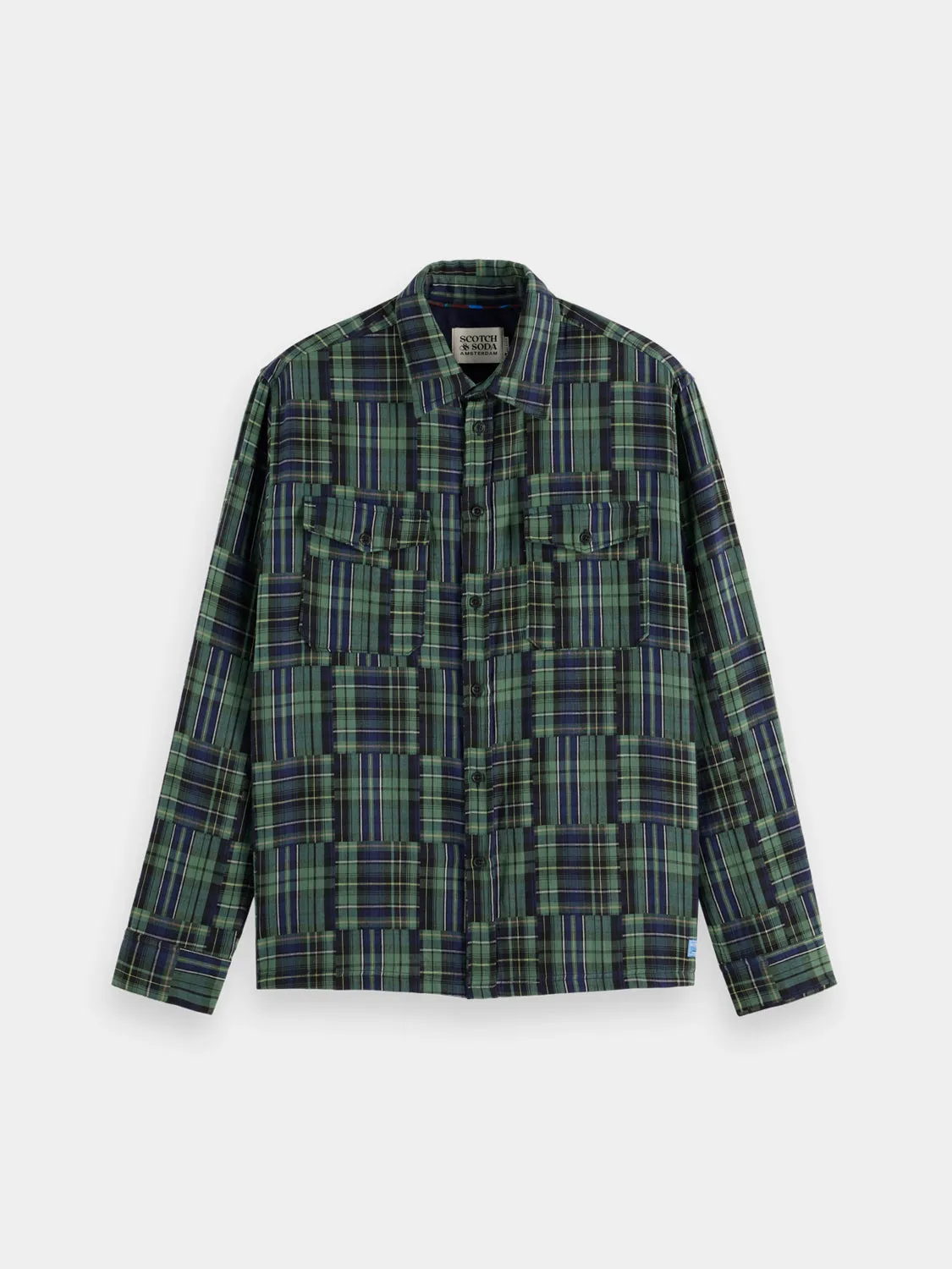 Patchwork shirt sold by Scotch and Soda