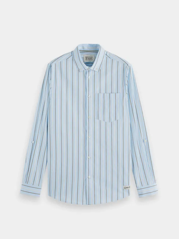 Dobby striped shirt sold by Scotch and Soda