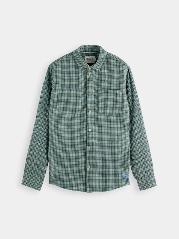 Double face check shirt sold by Scotch and Soda