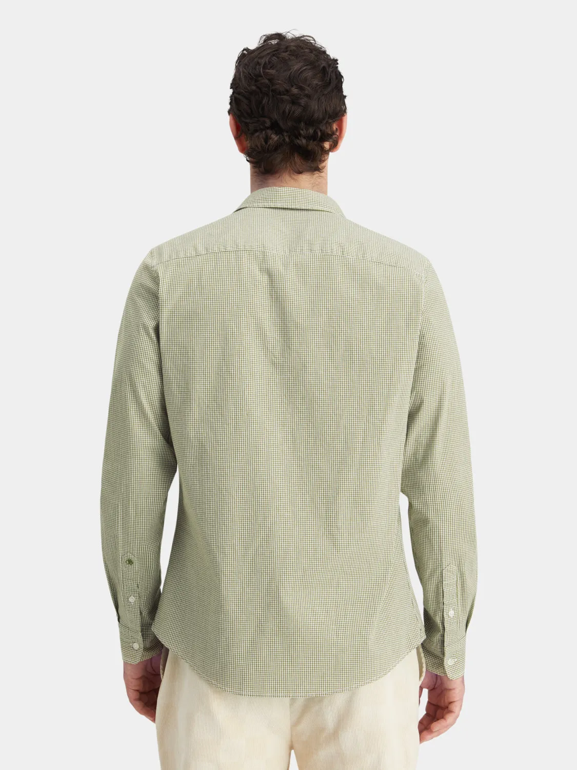 Poplin check shirt sold by Scotch and Soda product image thumbnail 3