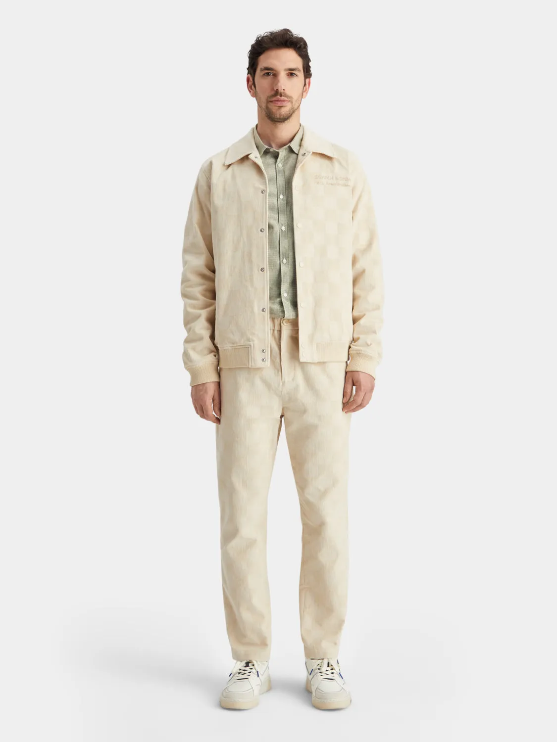 Poplin check shirt sold by Scotch and Soda product image thumbnail 5