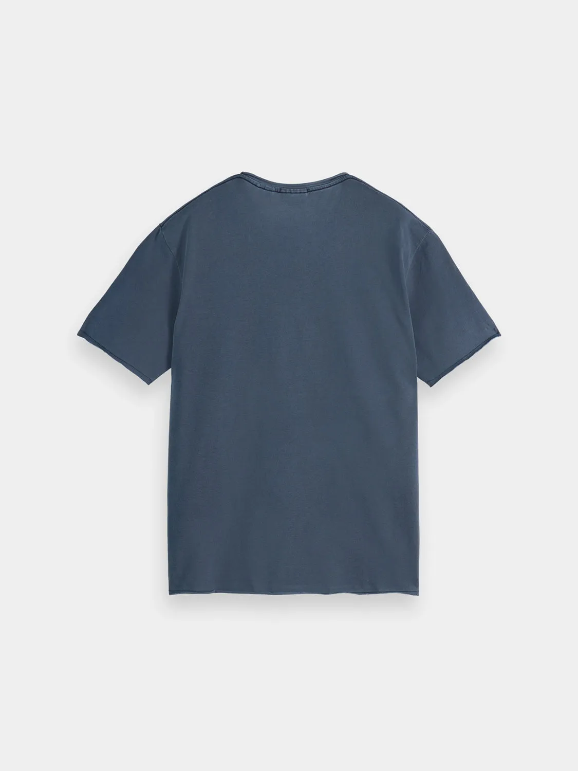 Raw edge garment-dyed t-shirt sold by Scotch & Soda product image thumbnail 2