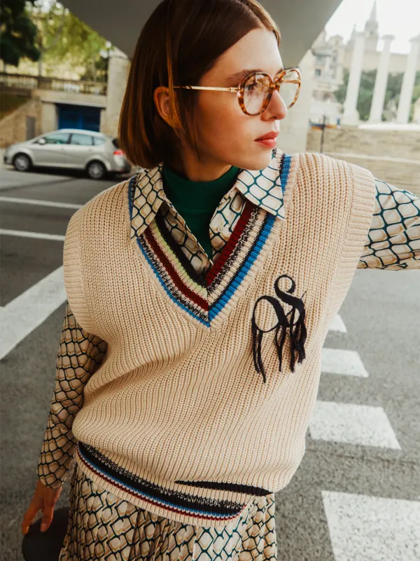 Knitted vest sold by Scotch and Soda