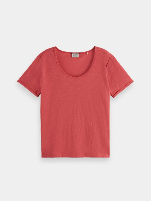 Relaxed fit slub t-shirt sold by Scotch and Soda