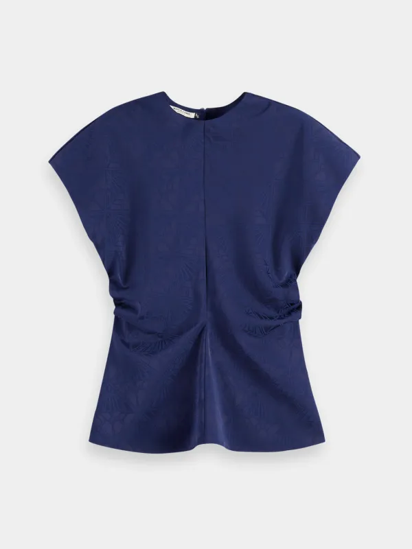 Satin jacquard top sold by Scotch and Soda