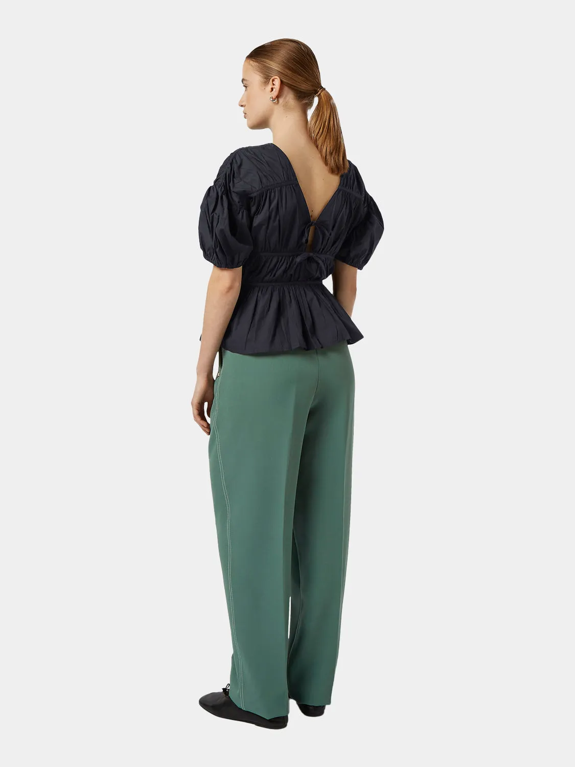Gathered balloon sleeve top sold by Scotch & Soda product image thumbnail 3