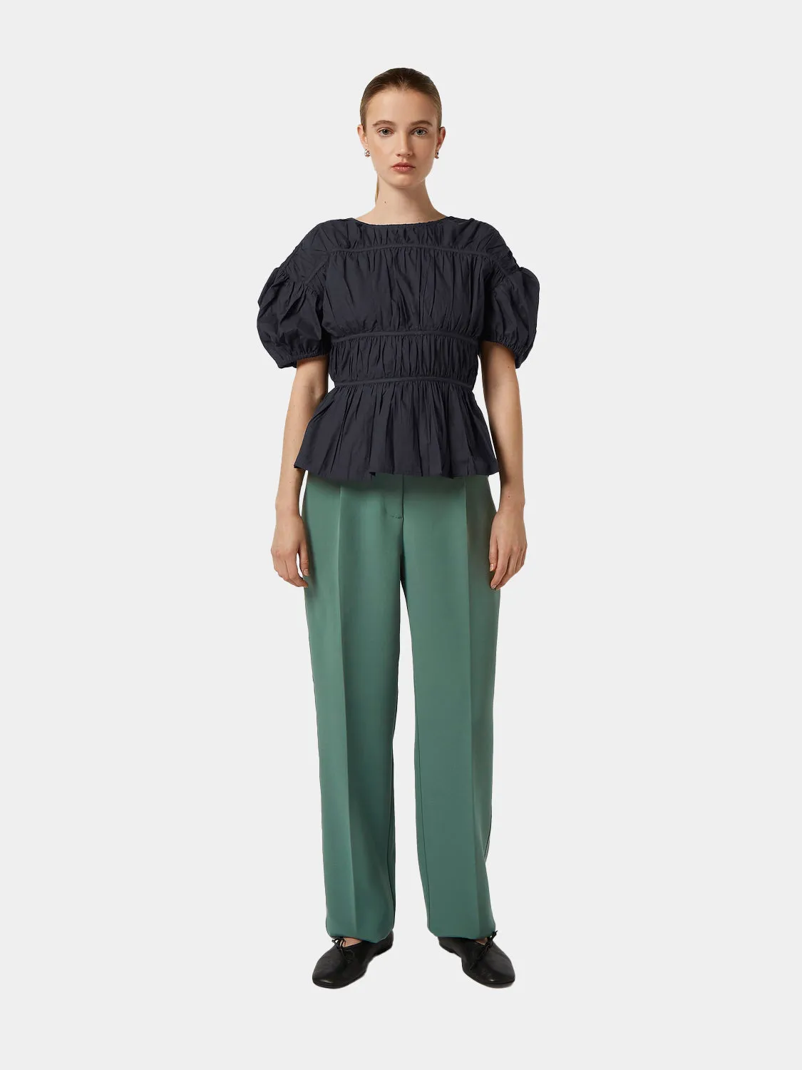 Gathered balloon sleeve top sold by Scotch & Soda product image thumbnail 4