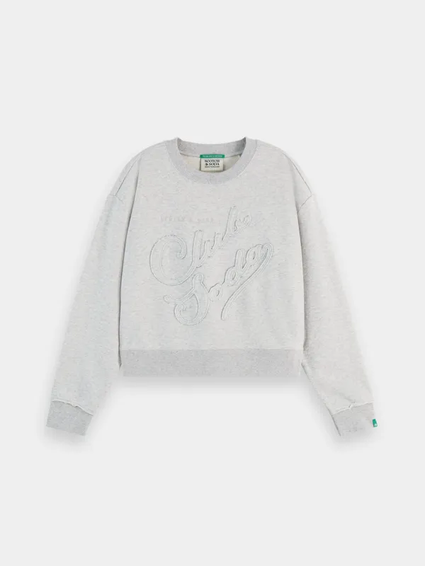 Applique artwork sweatshirt sold by Scotch and Soda