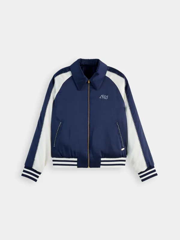 Reversible souvenir jacket sold by Scotch and Soda