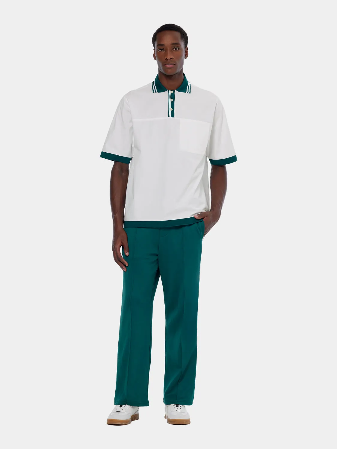 Poplin polo shirt sold by Scotch & Soda product image thumbnail 4