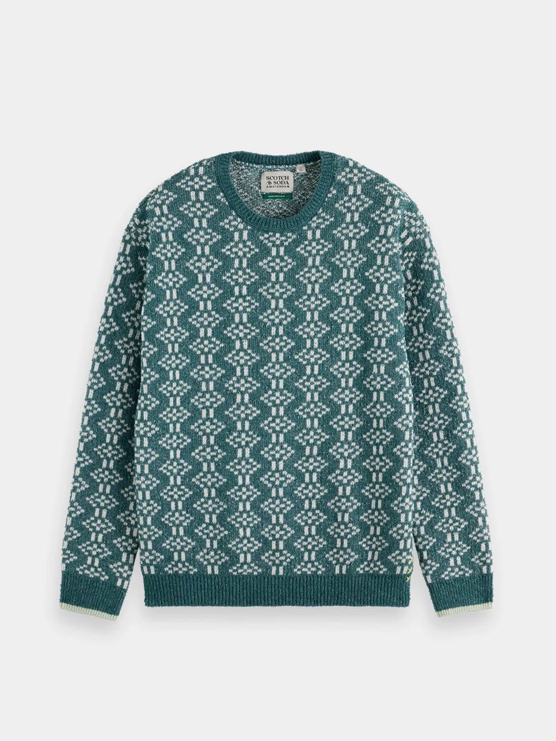 Jacquard pullover sold by Scotch and Soda