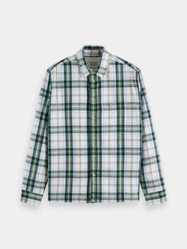 Yarn-dyed flannel shirt sold by Scotch and Soda