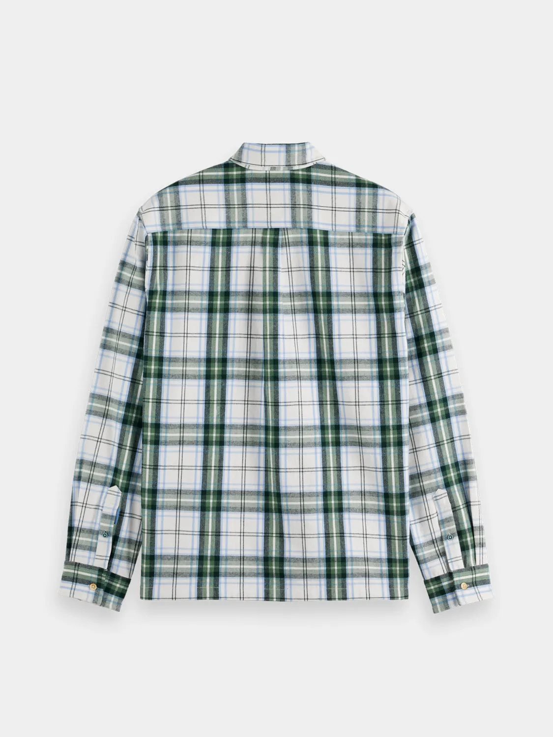 Yarn-dyed flannel shirt sold by Scotch & Soda product image thumbnail 4