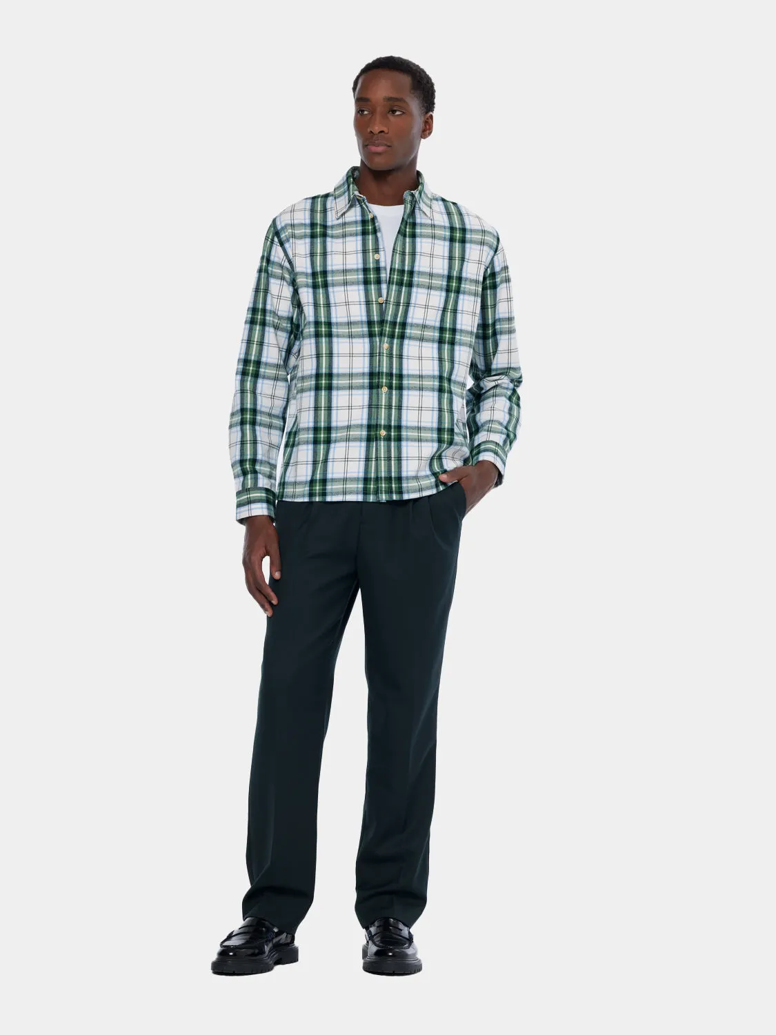 Yarn-dyed flannel shirt sold by Scotch & Soda product image thumbnail 2