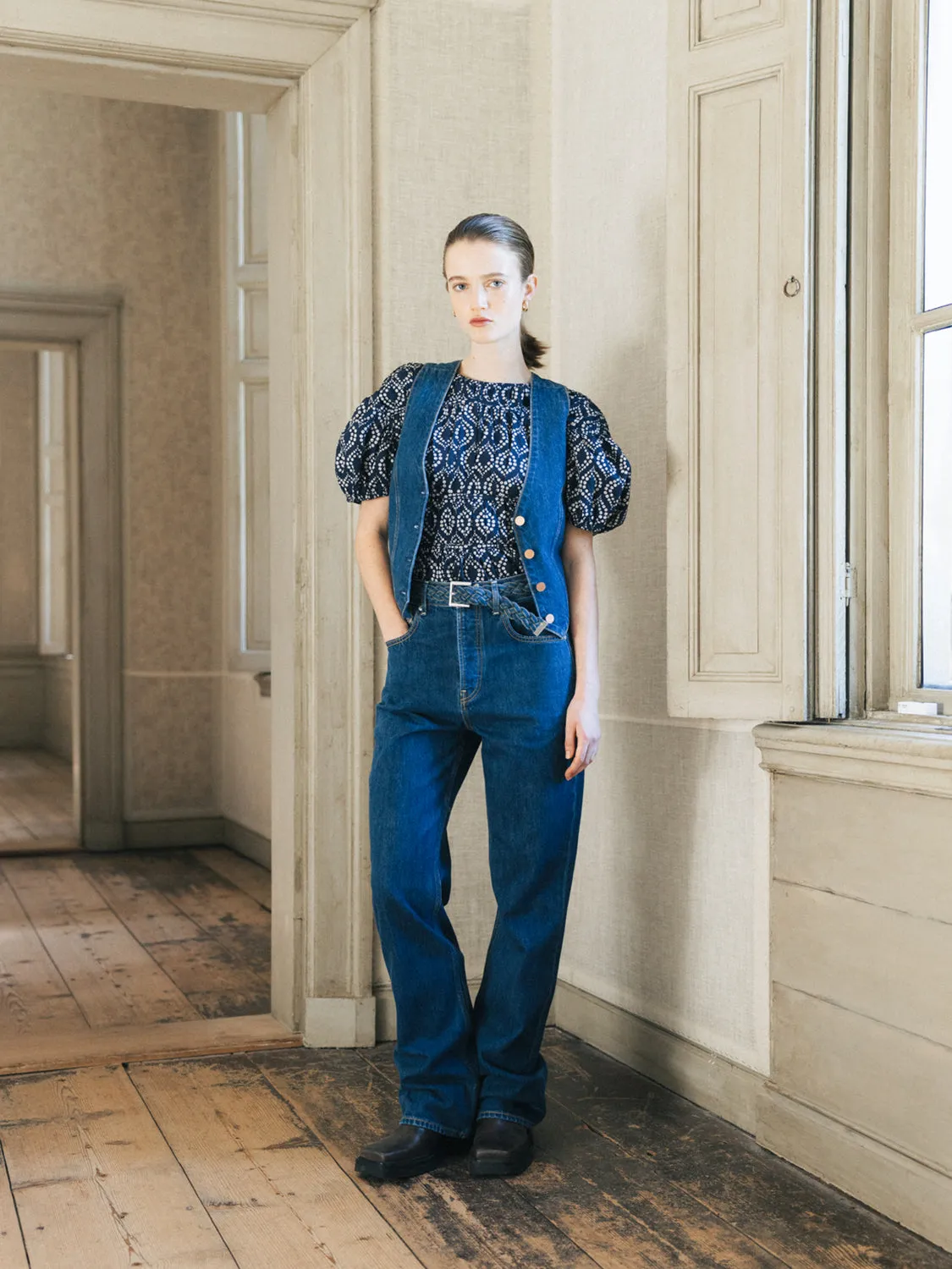 Fitted denim waistcoat sold by Scotch & Soda product image thumbnail 3