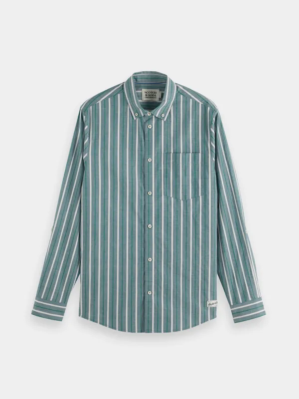 Dobby striped shirt sold by Scotch and Soda