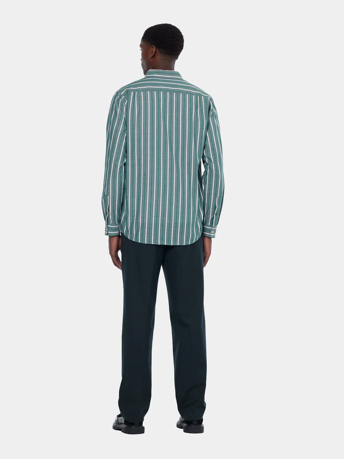 Dobby striped shirt sold by Scotch & Soda product image thumbnail 3