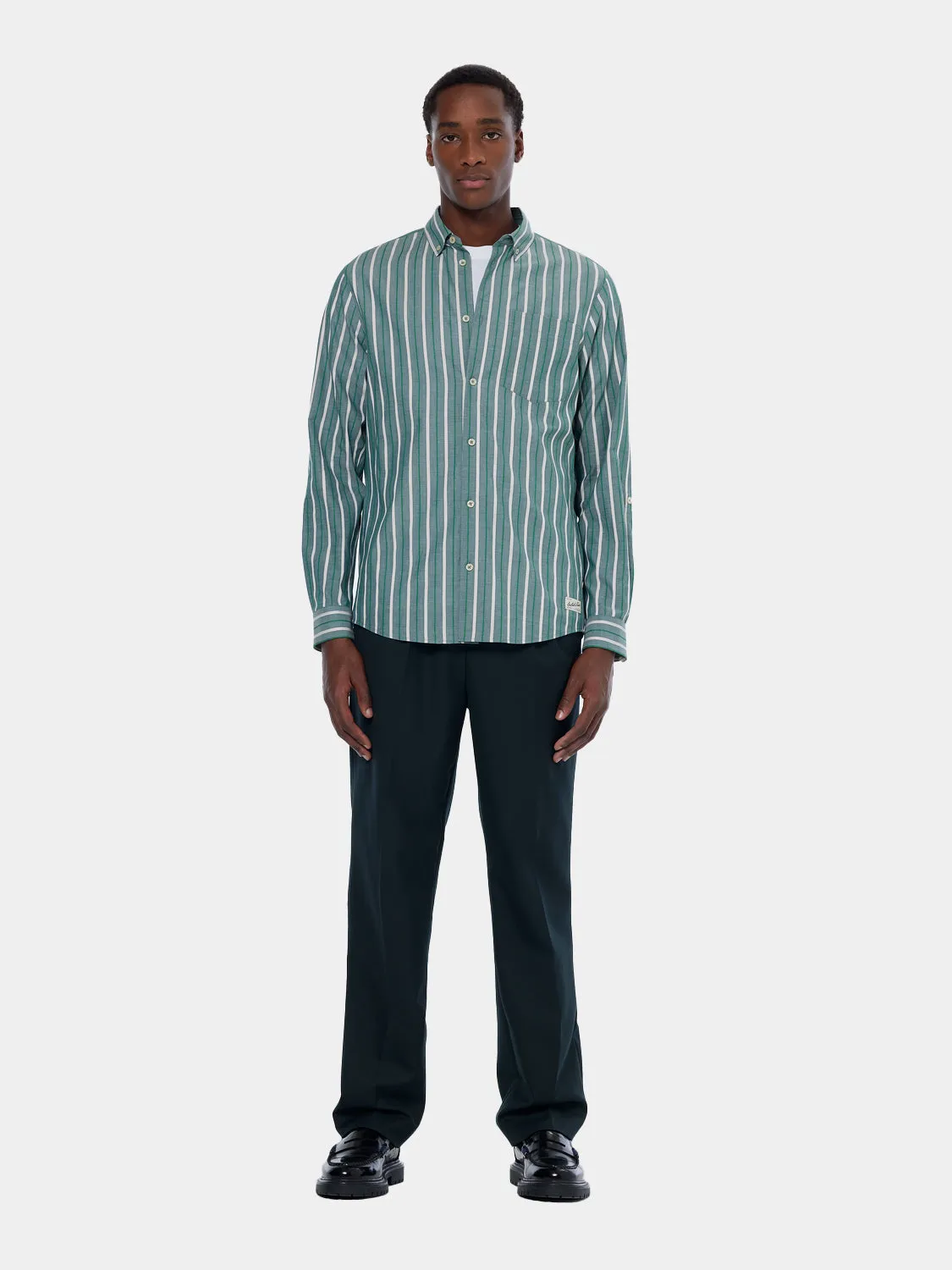 Dobby striped shirt sold by Scotch & Soda product image thumbnail 2