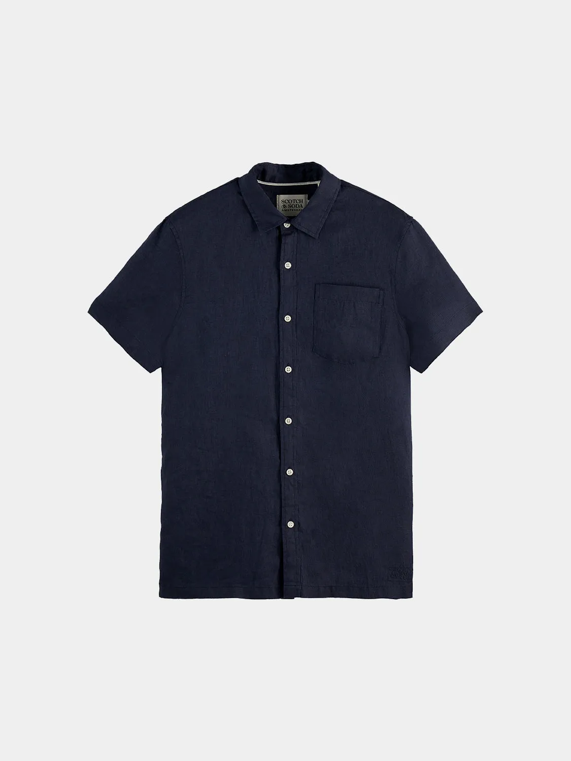 Short sleeved linen shirt sold by Scotch and Soda