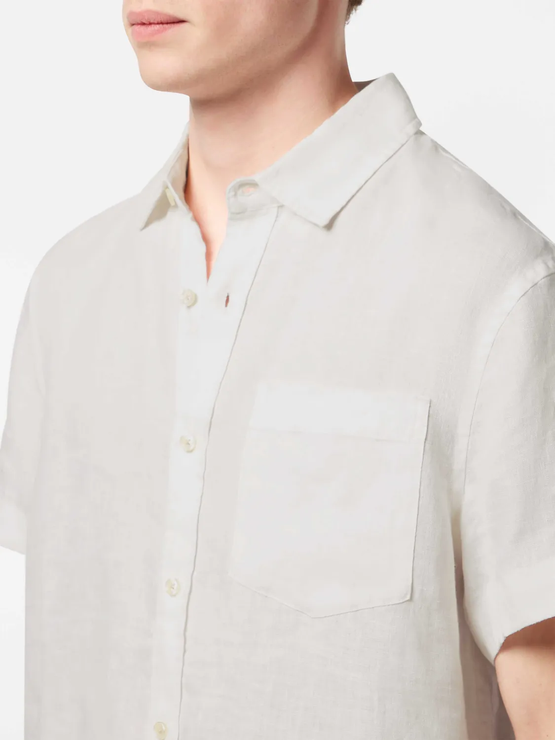 Short sleeved linen shirt sold by Scotch and Soda product image thumbnail 5