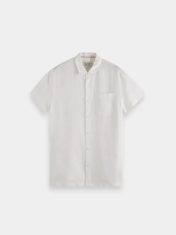 Short sleeved linen shirt sold by Scotch and Soda