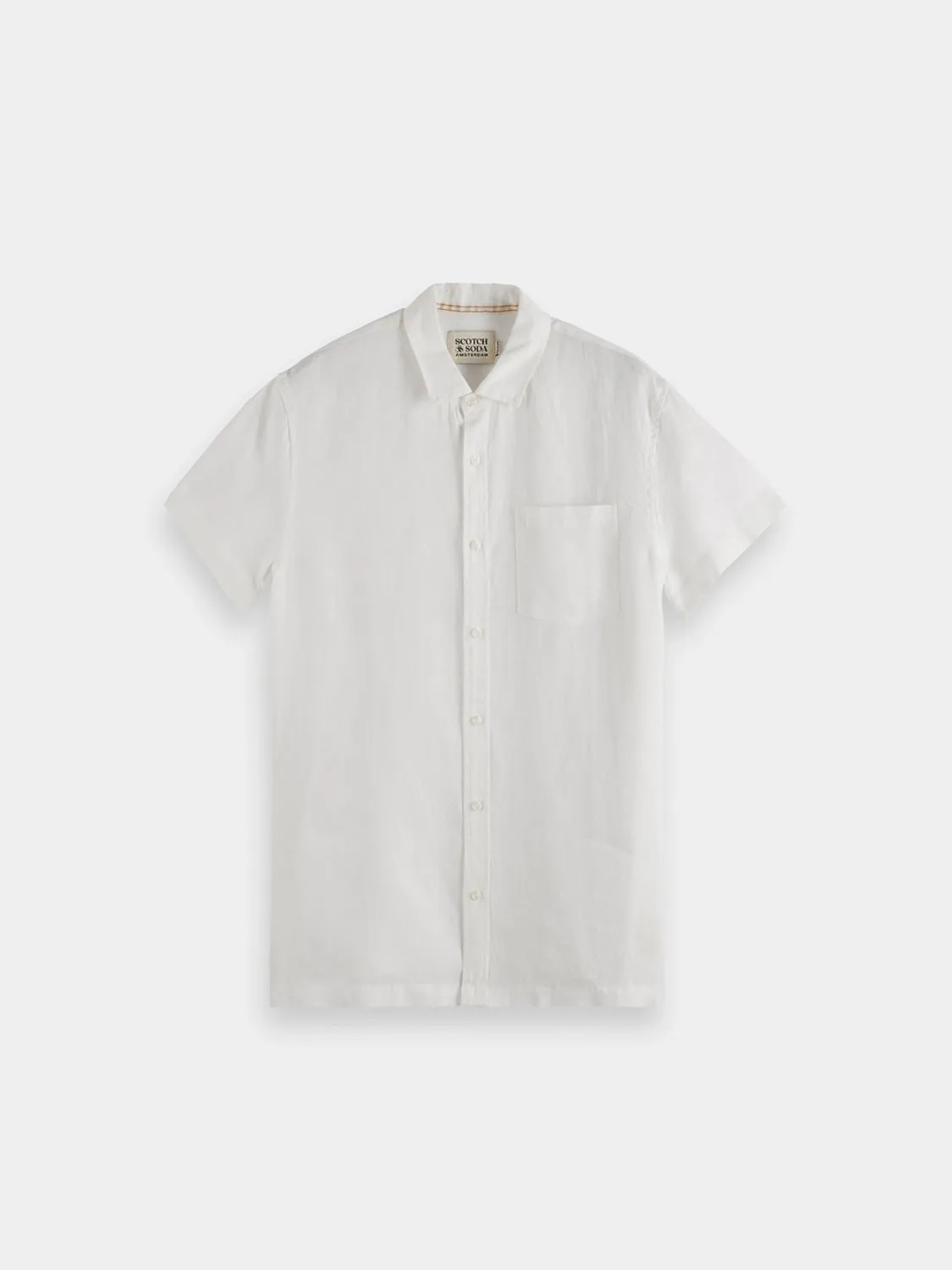 Short sleeved linen shirt sold by Scotch and Soda