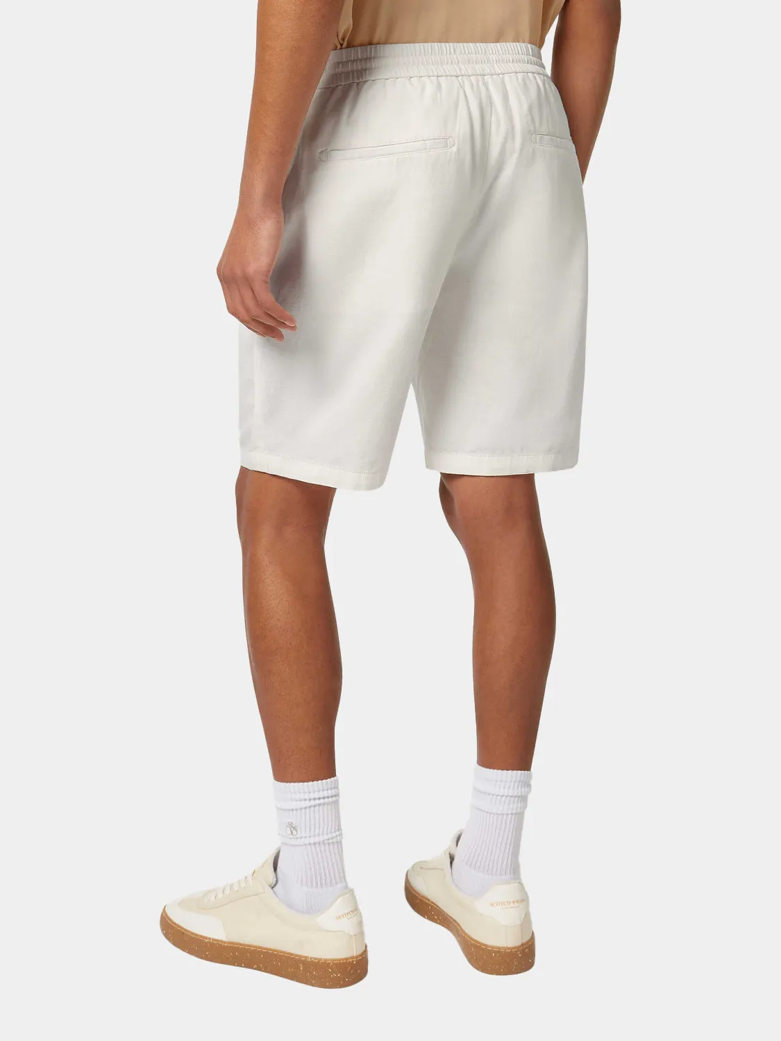 Fave cotton-linen shorts sold by Scotch and Soda product image thumbnail 3