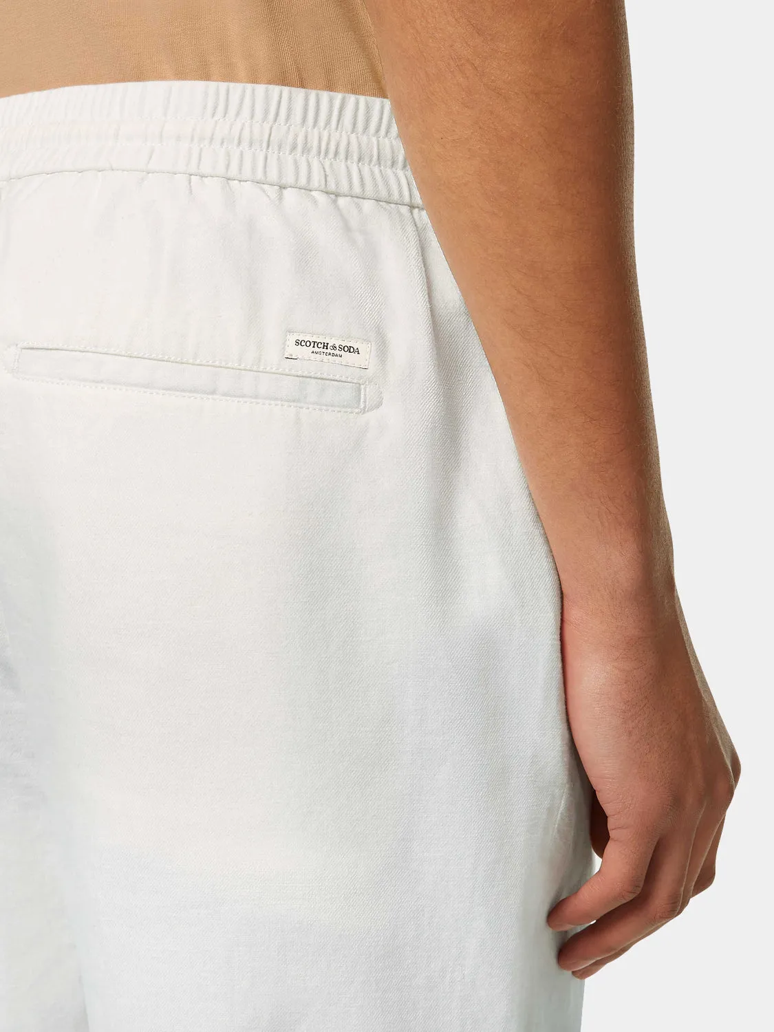 Fave cotton-linen shorts sold by Scotch and Soda product image thumbnail 5