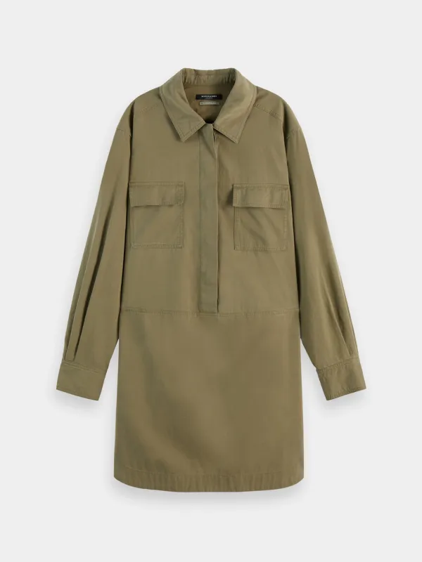 Washed mini shirt dress sold by Scotch and Soda