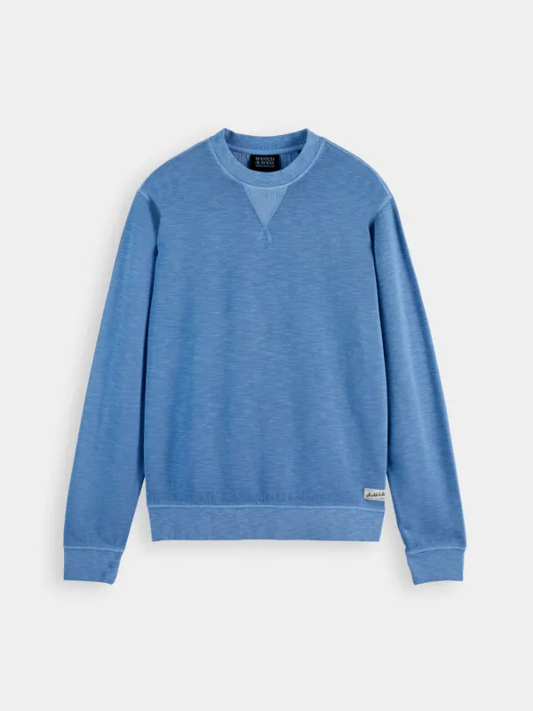 Garment-dyed sweatshirt sold by Scotch and Soda