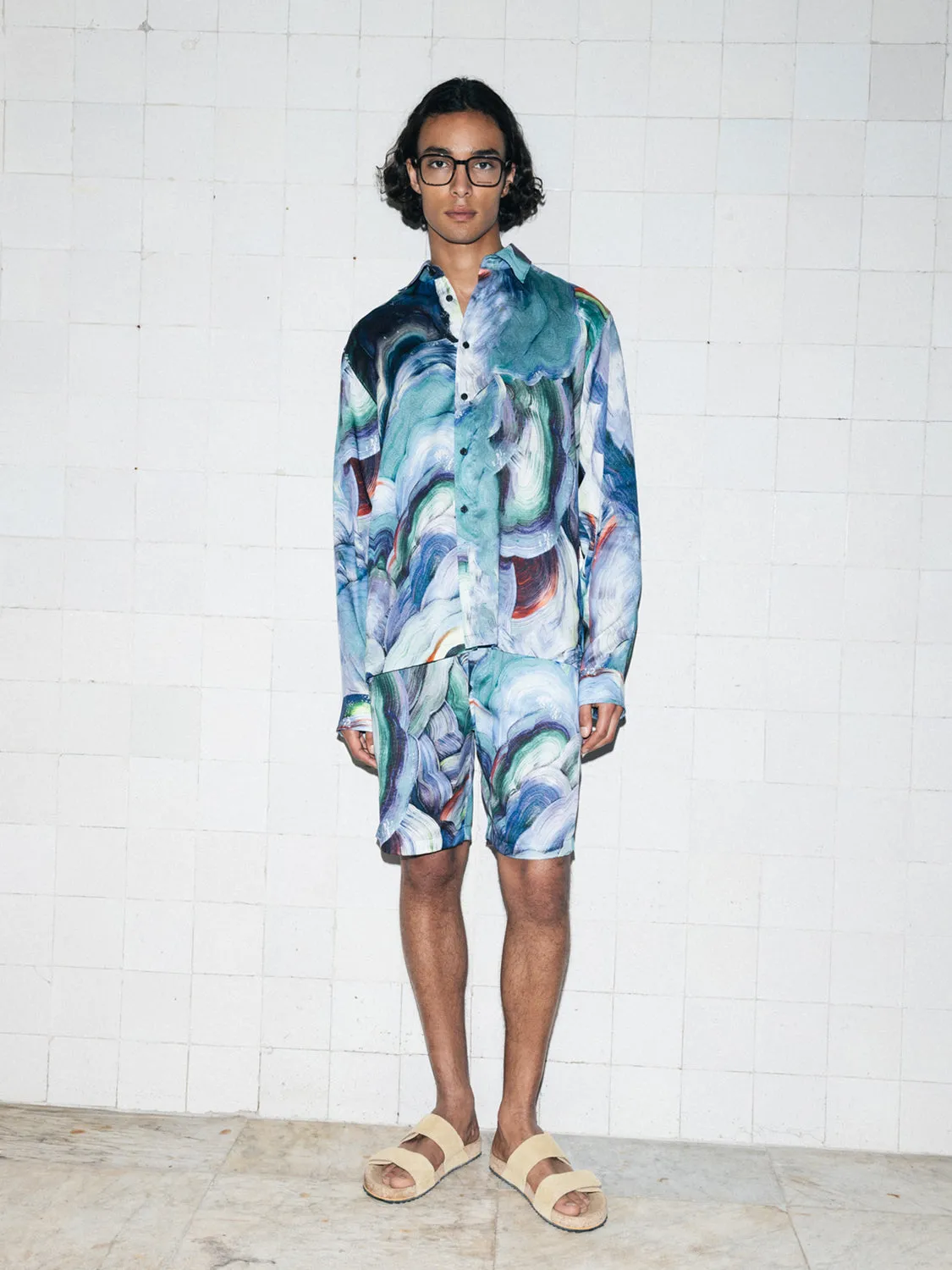 Printed tencel shirt sold by Scotch and Soda product image thumbnail 2