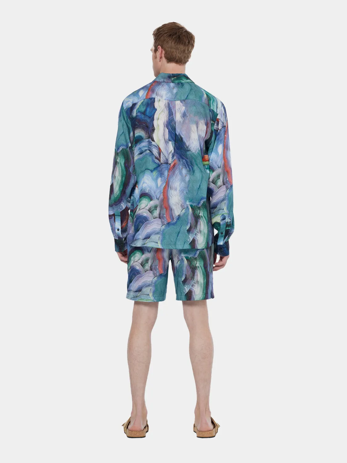 Printed tencel shirt sold by Scotch and Soda product image thumbnail 4