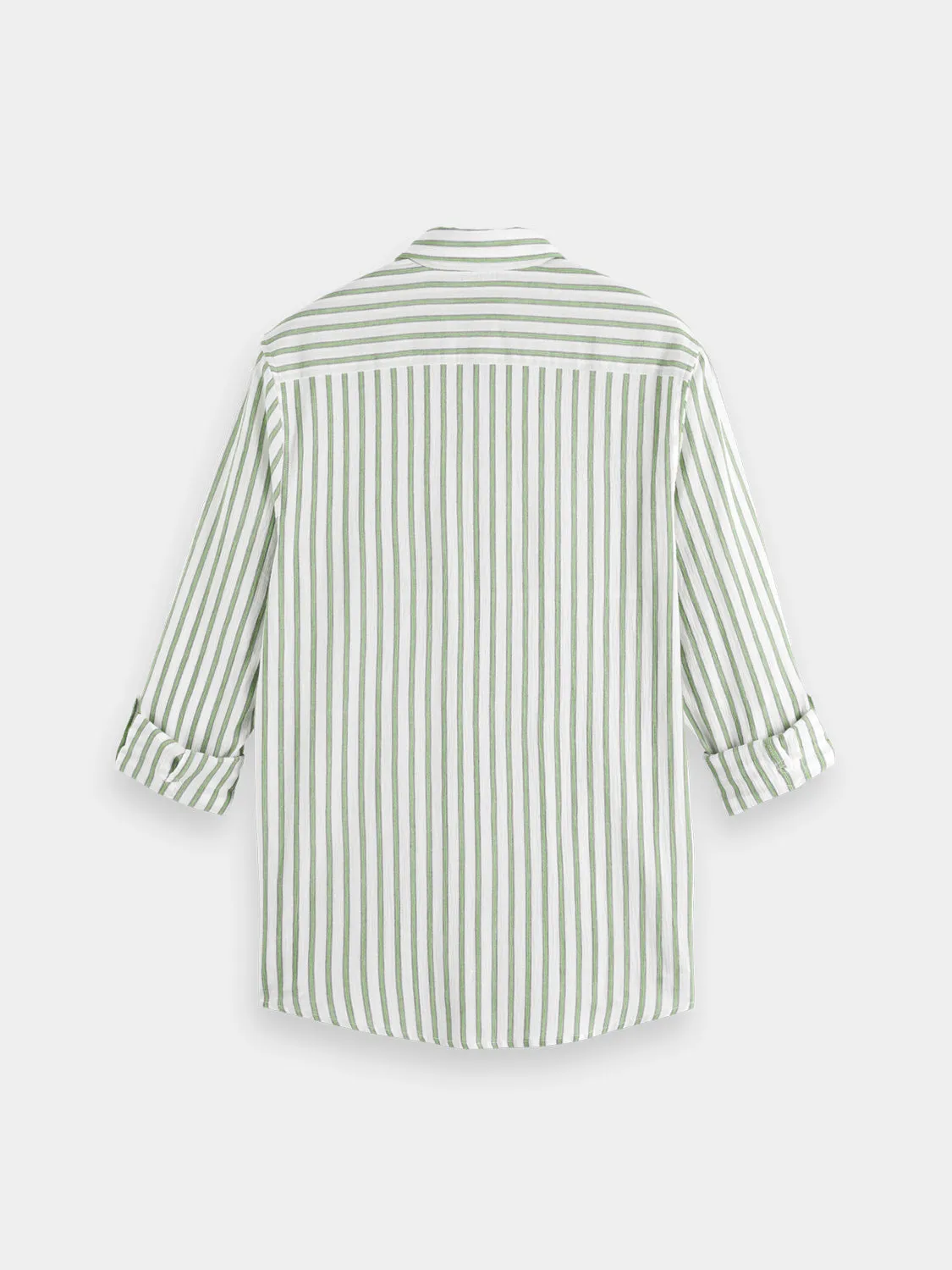 Crinkle striped shirt sold by Scotch and Soda product image thumbnail 4