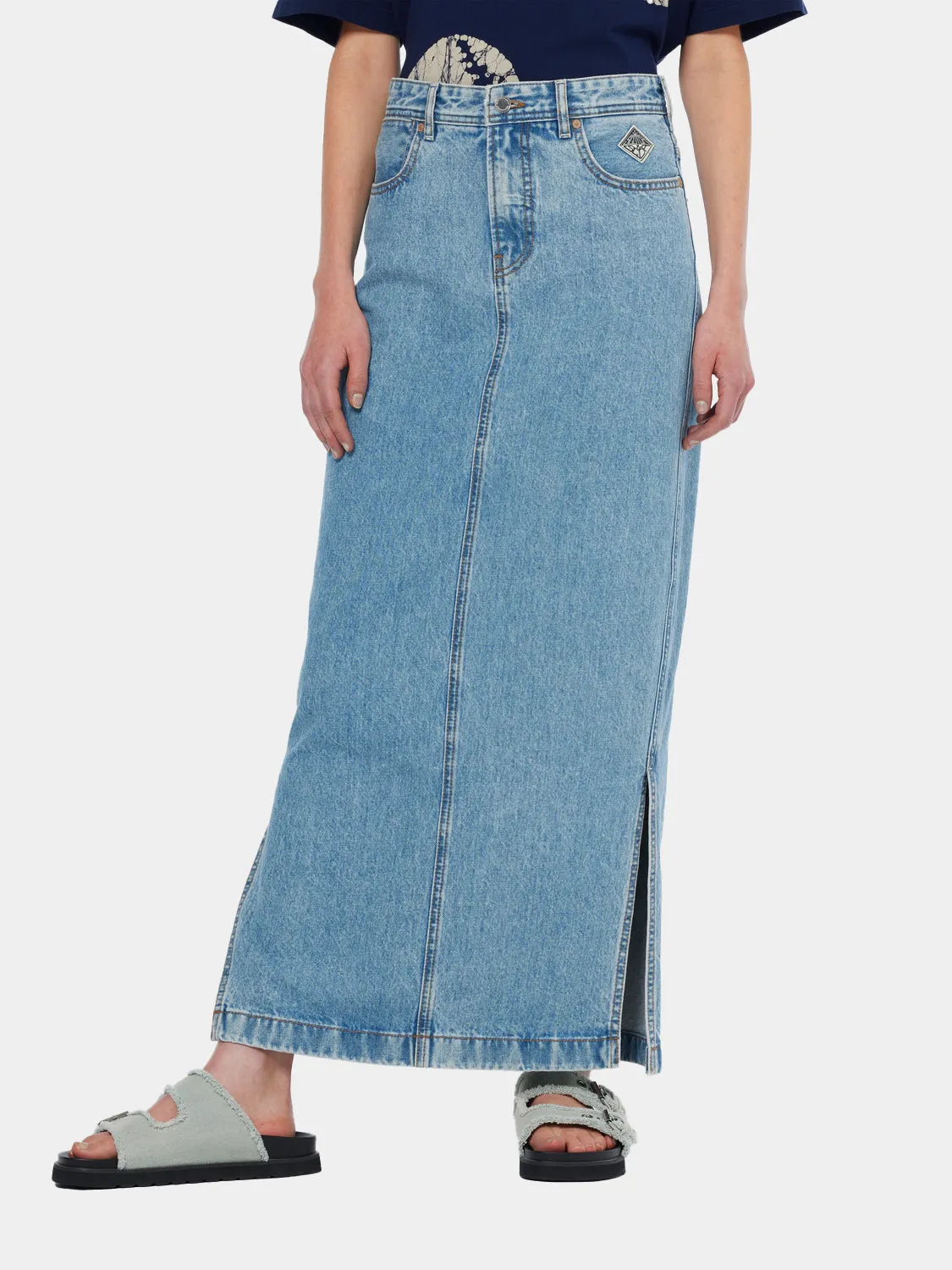 Denim maxi skirt sold by Scotch & Soda product image thumbnail 2