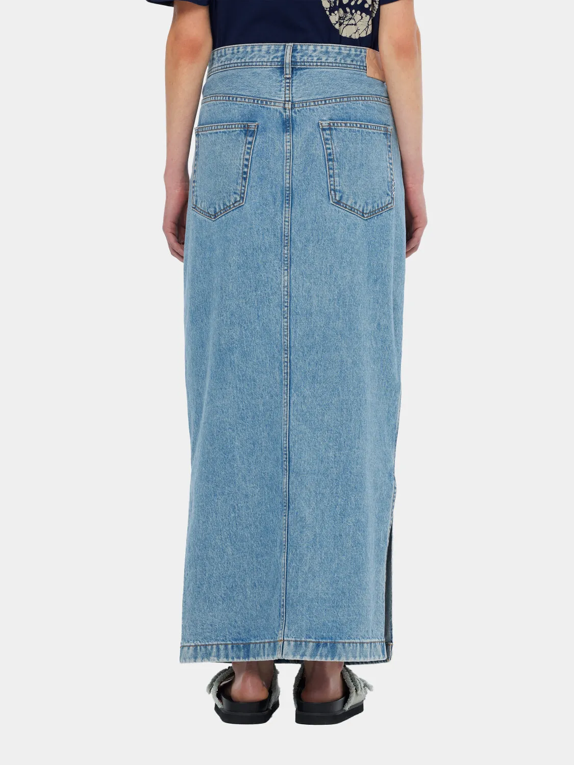 Denim maxi skirt sold by Scotch & Soda product image thumbnail 3