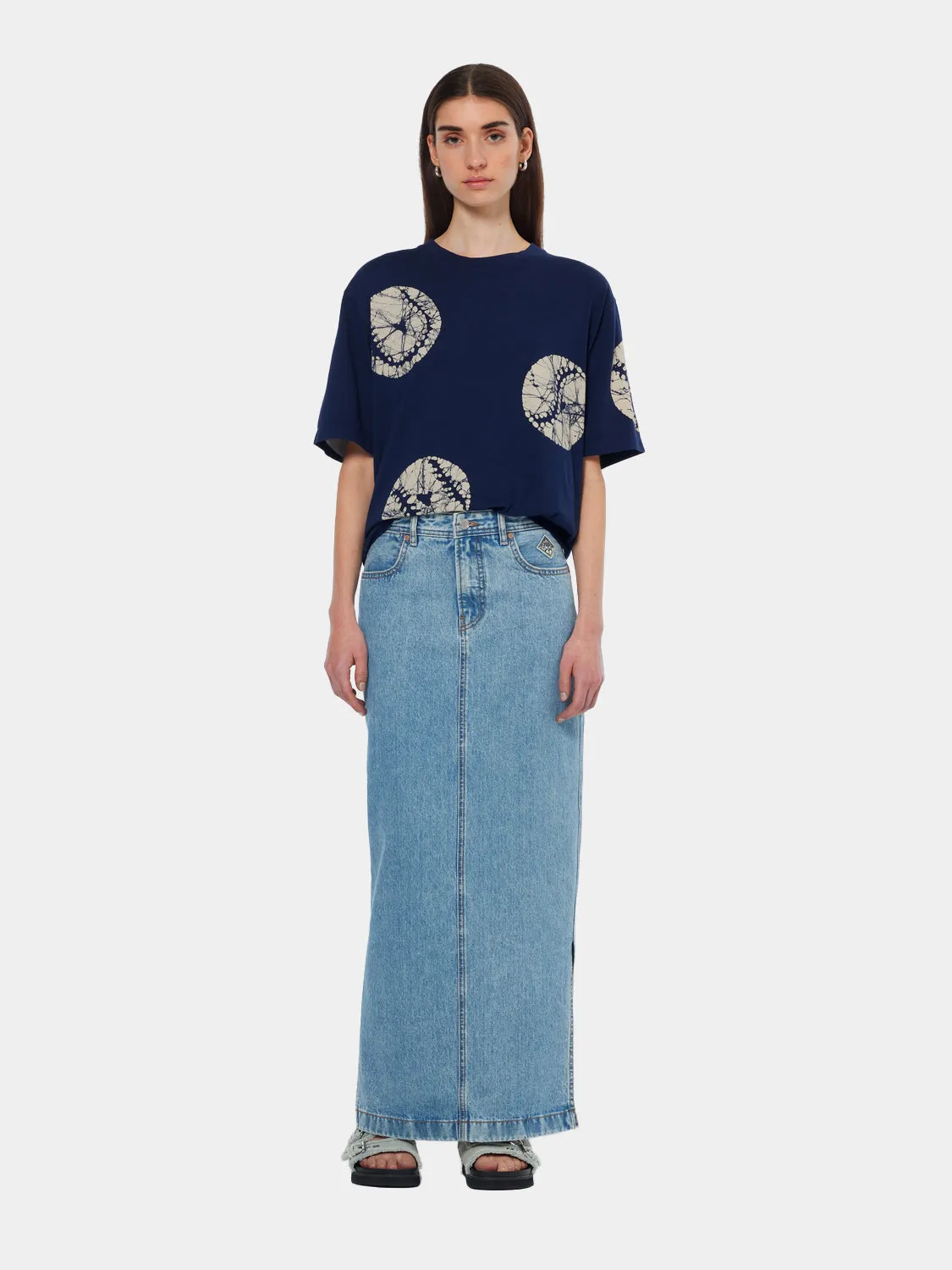 Denim maxi skirt sold by Scotch & Soda product image thumbnail 4